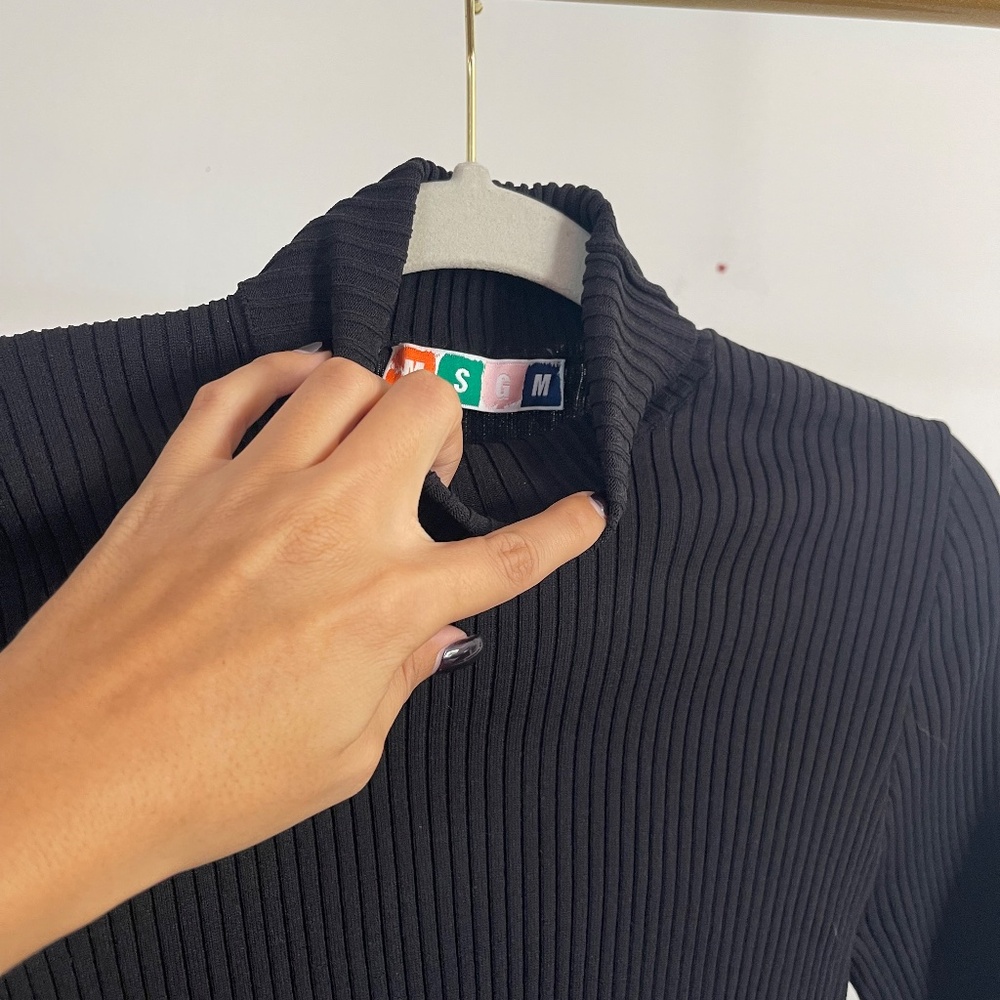 Msgm Ribbed Turtleneck - image 3